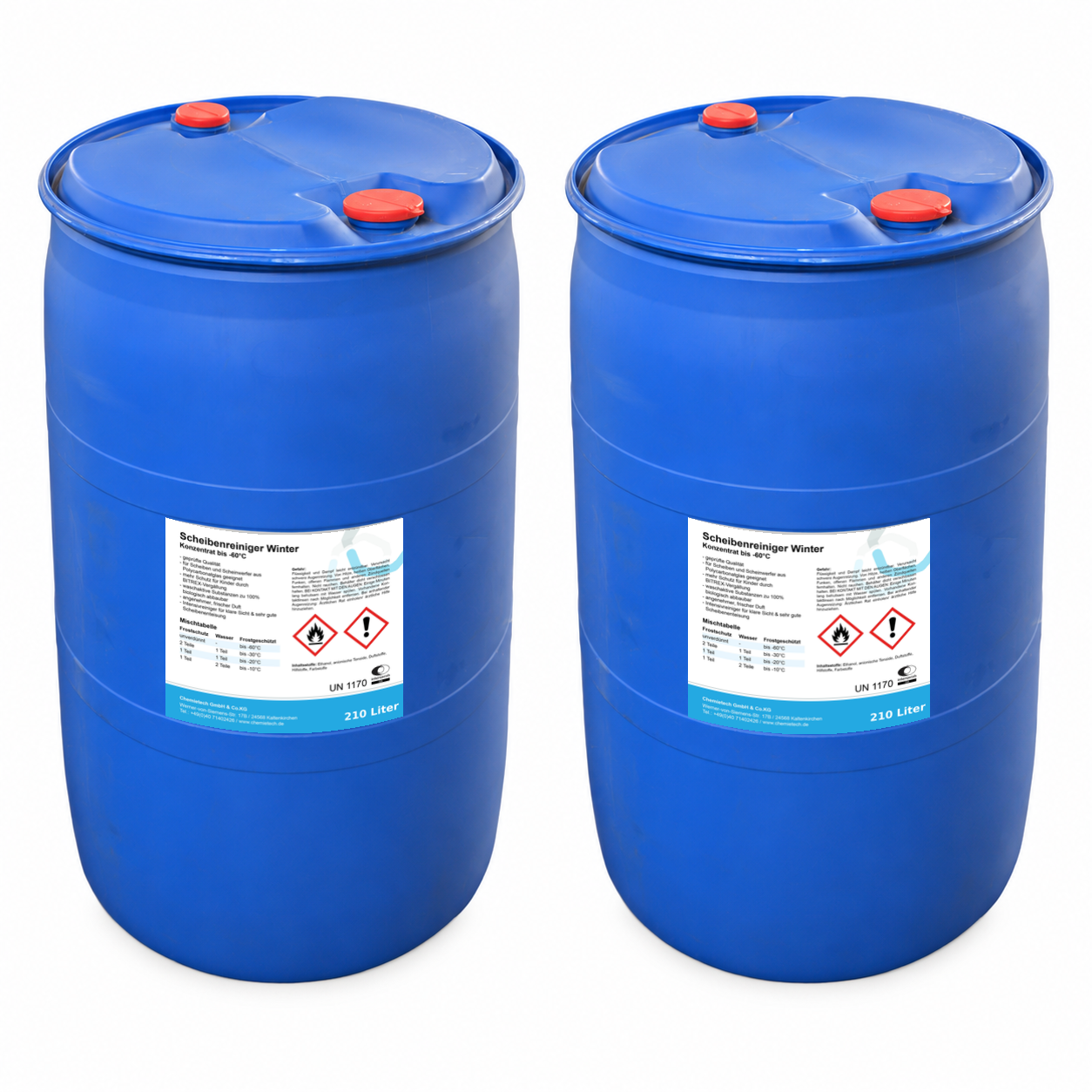 Scheibenfrostschutz - Bis -60°C - 2x 210 Liter