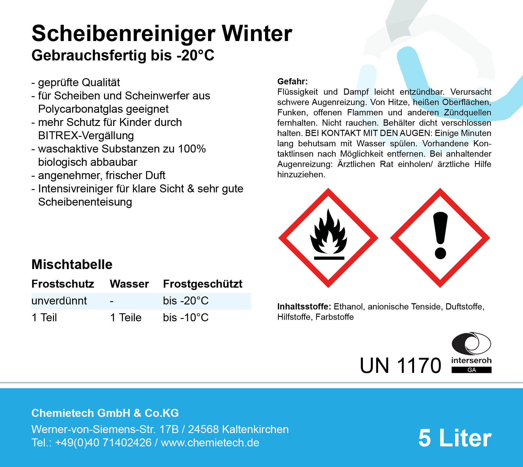 Scheibenfrostschutz